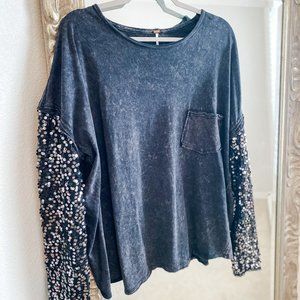 NWOT Free People Celine Tee - Size S, Fits & M/L